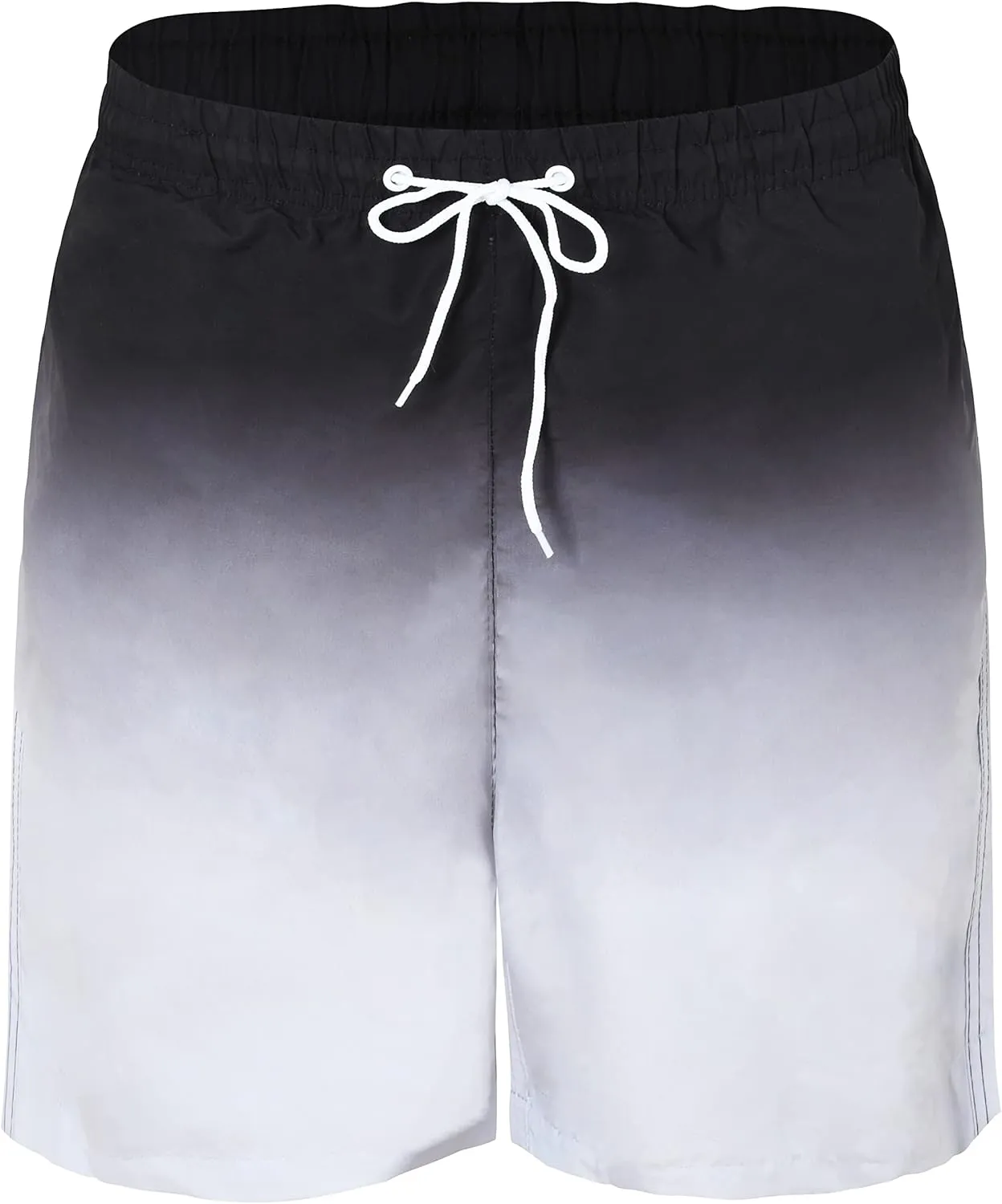 Mywu Mens Swim Trunks 5 Inch Beach Shorts with Mesh Lining Funny Swimming Bathing Suits Quick Dry Swimwear