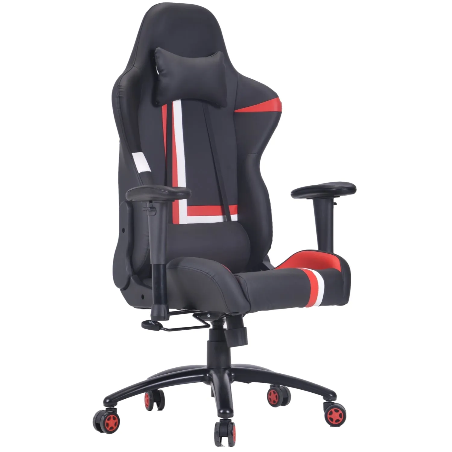 PRO-X SERIES/ 77A01 GAMING CHAIR (BLACK-RED-WHITE)