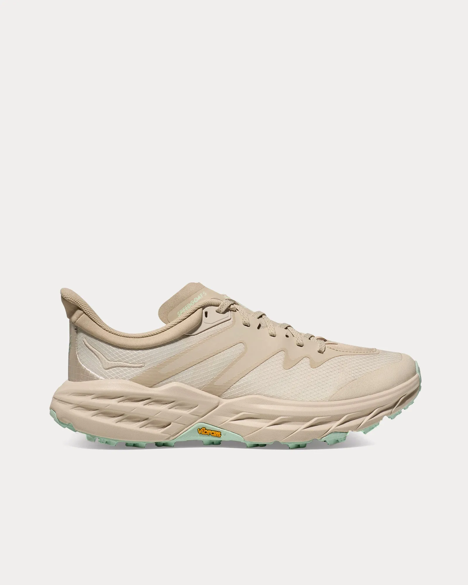 Stealth/Tech Speedgoat 5 Oat Milk / Oatmeal Running Shoes