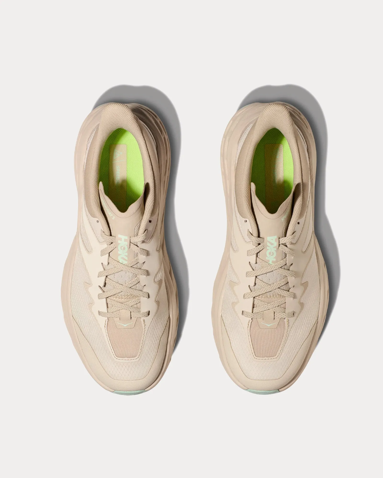 Stealth/Tech Speedgoat 5 Oat Milk / Oatmeal Running Shoes
