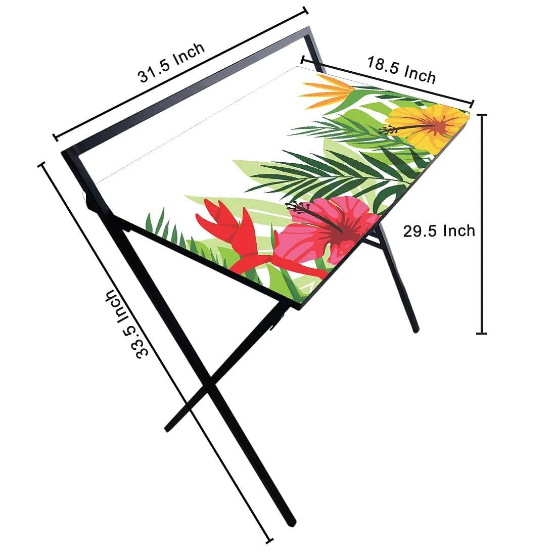 Study Table Foldable Work Table for Home Bedroom-Garden