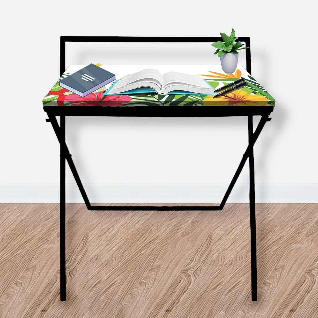 Study Table Foldable Work Table for Home Bedroom-Garden