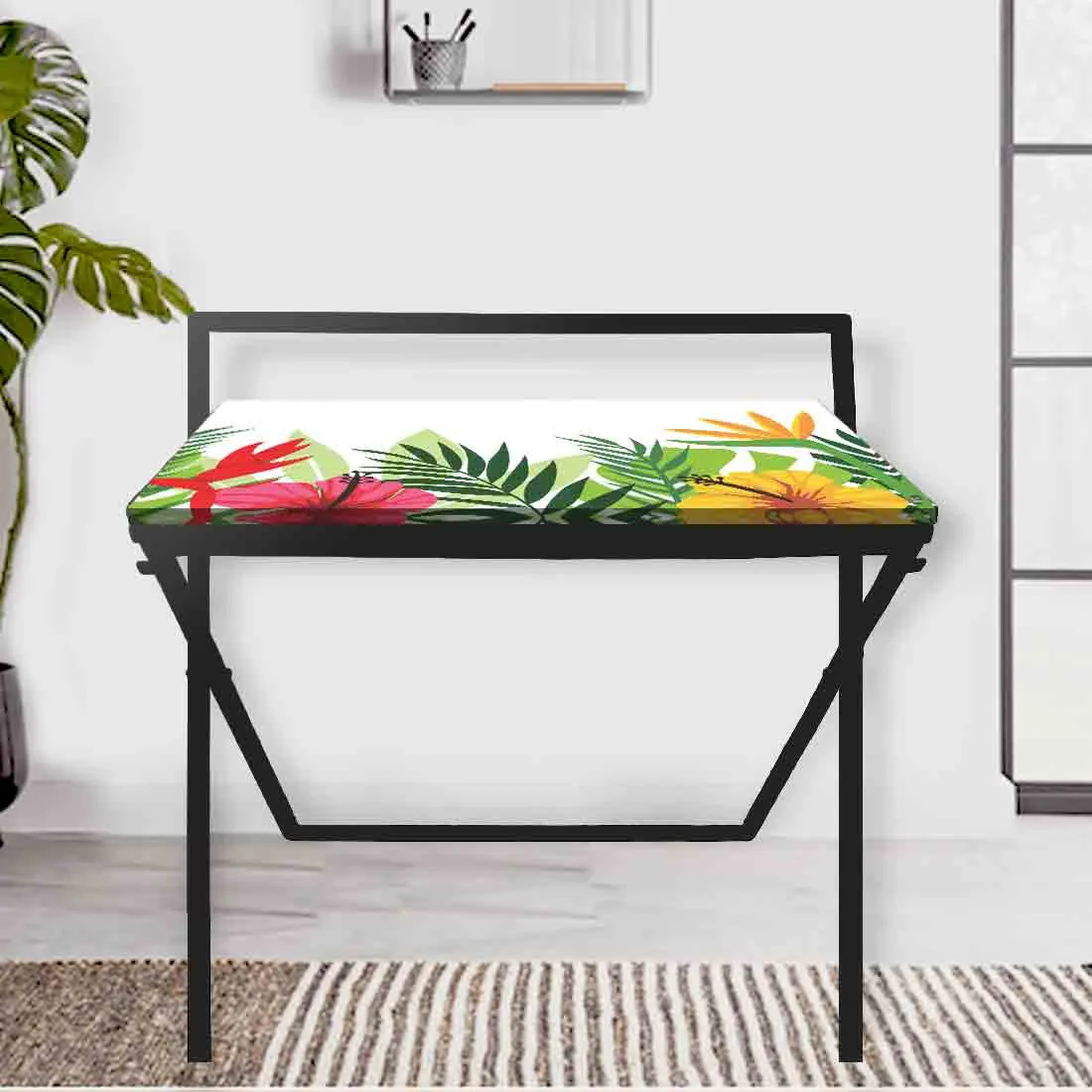 Study Table Foldable Work Table for Home Bedroom-Garden