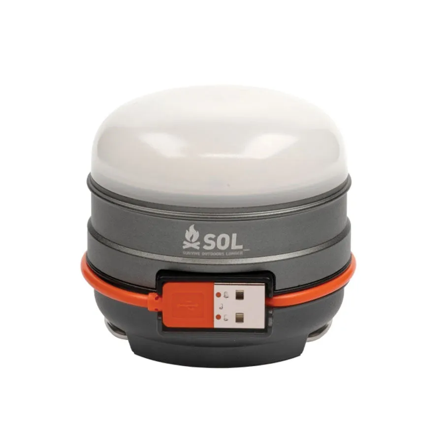 Survive Outdoors Longer  SOL Venture 3000 Rechargeable LED Camping Light with Power Bank
