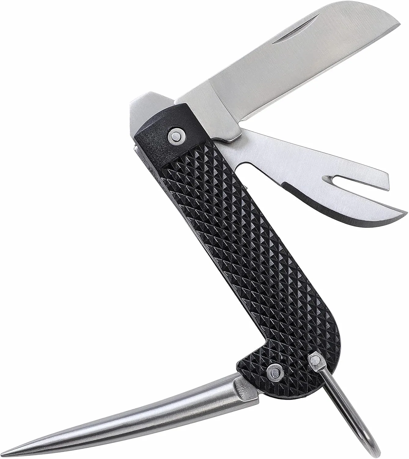 ULEES Marlin Spike Knife for Sailors  Stainless Steel Rigging Knife, Great for Knot Untying, Splicing Ropes, Camping and Sailing Tools