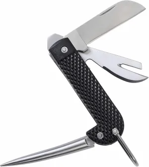 ULEES Marlin Spike Knife for Sailors  Stainless Steel Rigging Knife, Great for Knot Untying, Splicing Ropes, Camping and Sailing Tools
