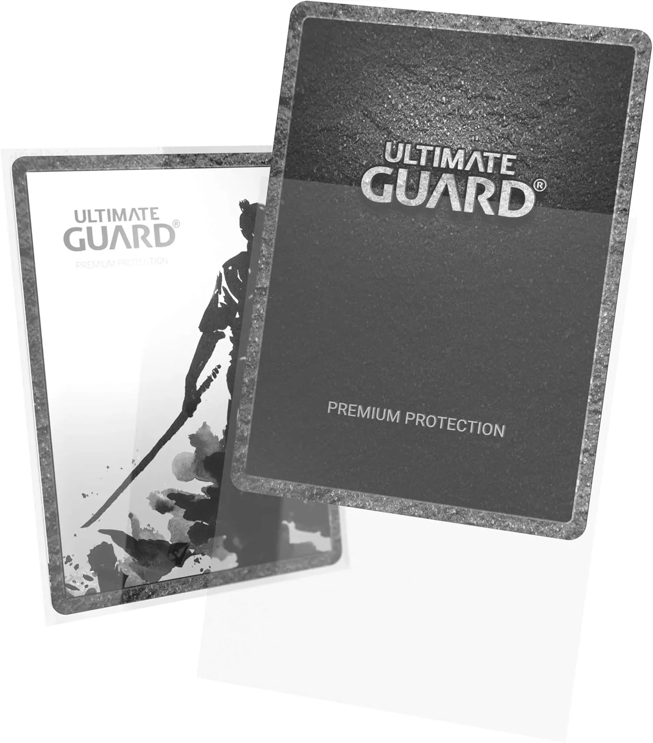 Ultimate Guard Katana Card Sleeves: 100 Standard Size TCG Sleeves, 66 x 91mm, Clear Back, Tournament Quality, No PVC & Acid-Free, High Clarity