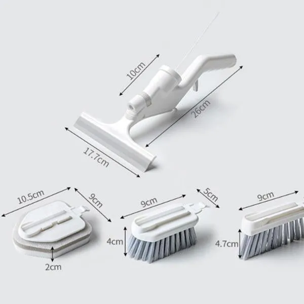 Versatile Spray Cleaning Brush kit