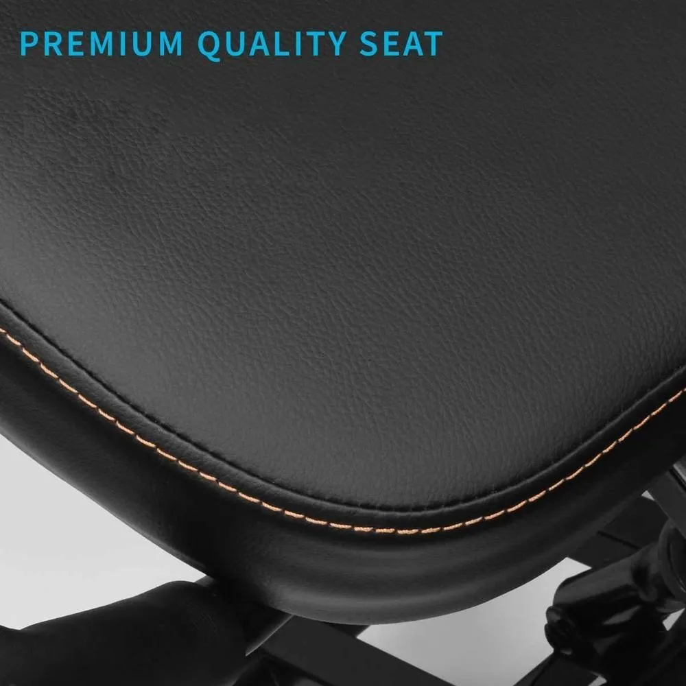 VIVO Dragonn Adjustable Ergonomic Kneeling Chair with Back Support, DN-CH-K02B/K02G/K02W