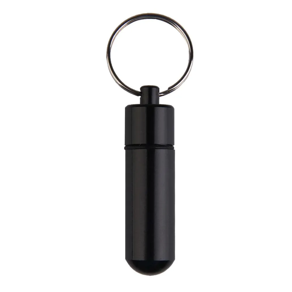 Waterproof Pill Box Keychain