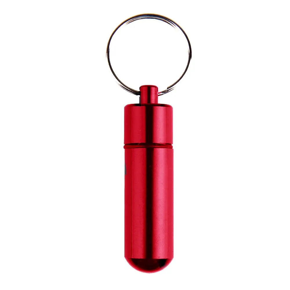 Waterproof Pill Box Keychain