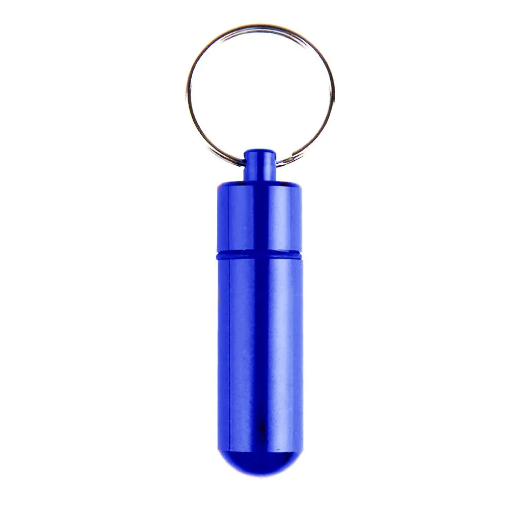 Waterproof Pill Box Keychain