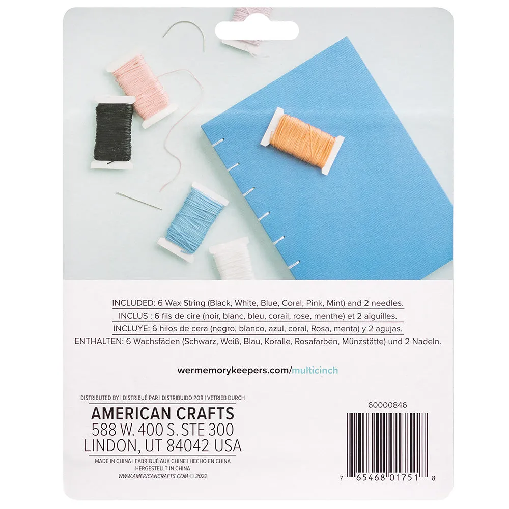 We R Memory Keepers Cinch Coptic Binding Kit 6-pack - Thread & Needles