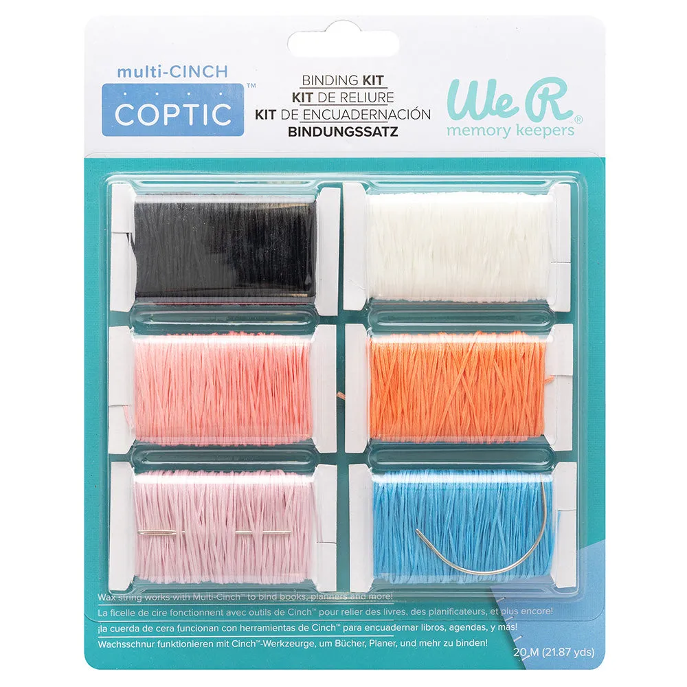 We R Memory Keepers Cinch Coptic Binding Kit 6-pack - Thread & Needles