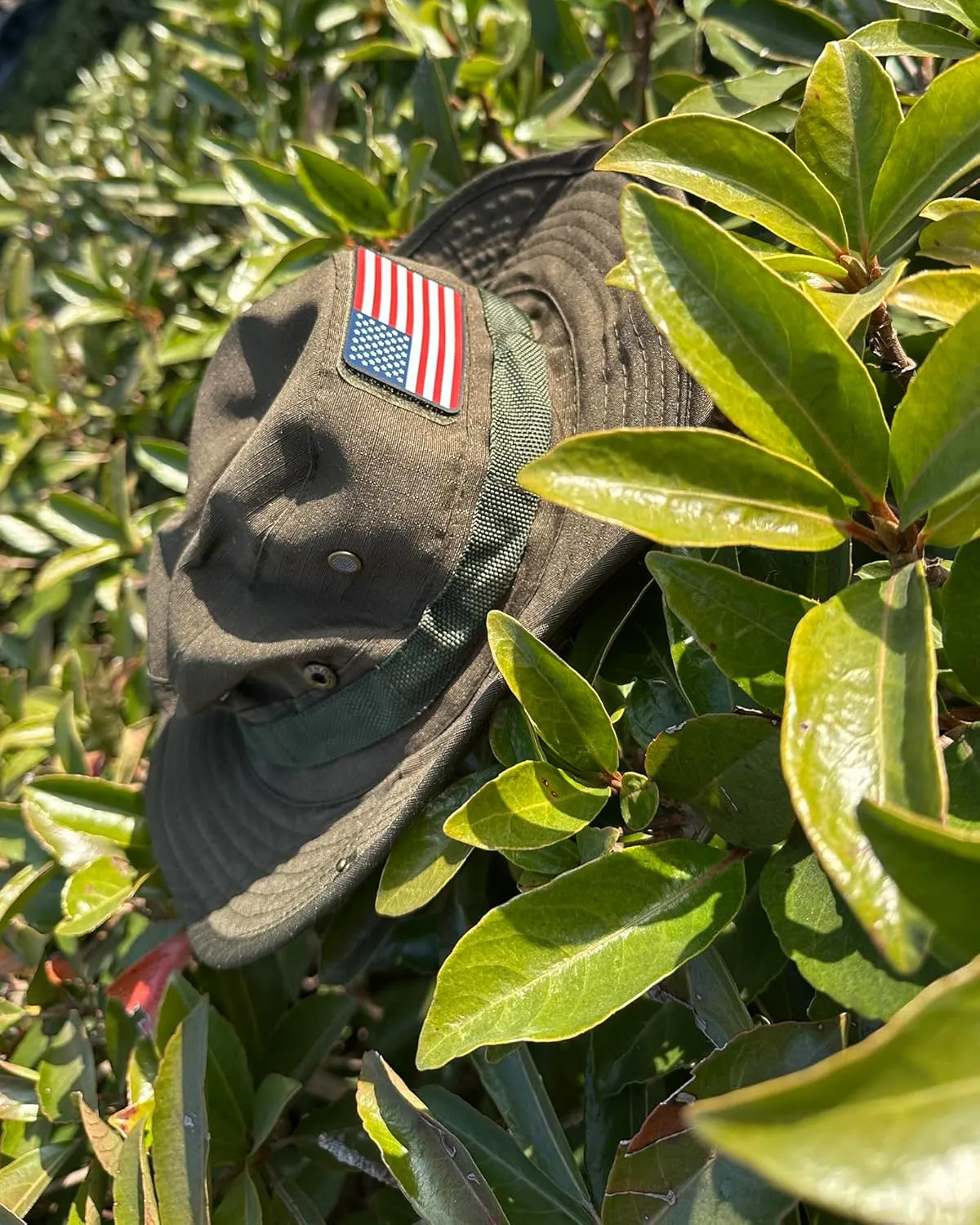 Wide Brim Boonie Hat, Men & Women Top Camo Bucket Hats for Safari Military Beach