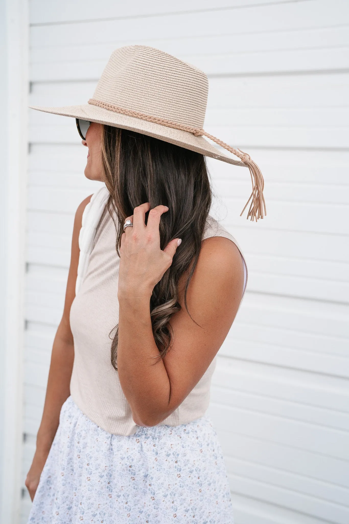 Wide Brim Straw Hat