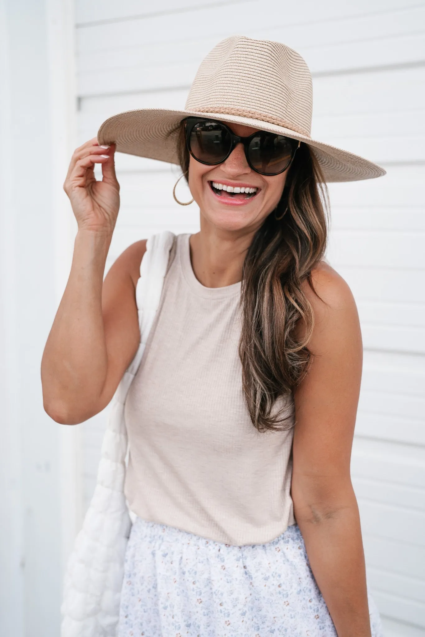 Wide Brim Straw Hat