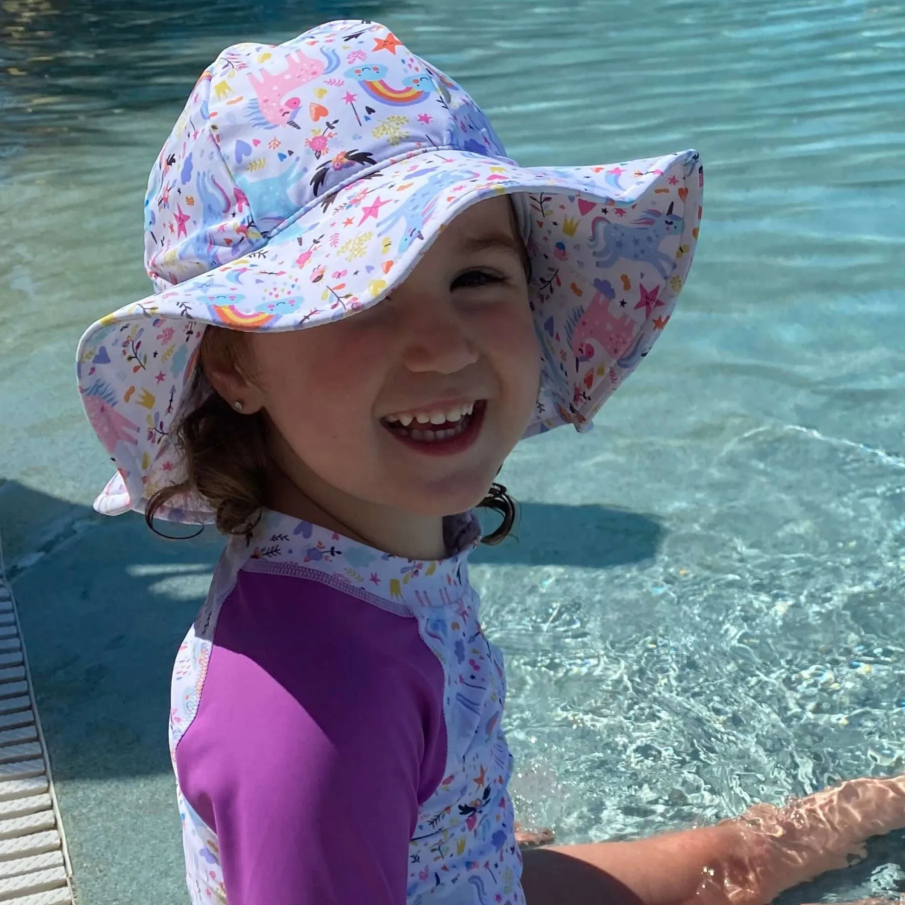 Wide brim swim hat | Fantasia