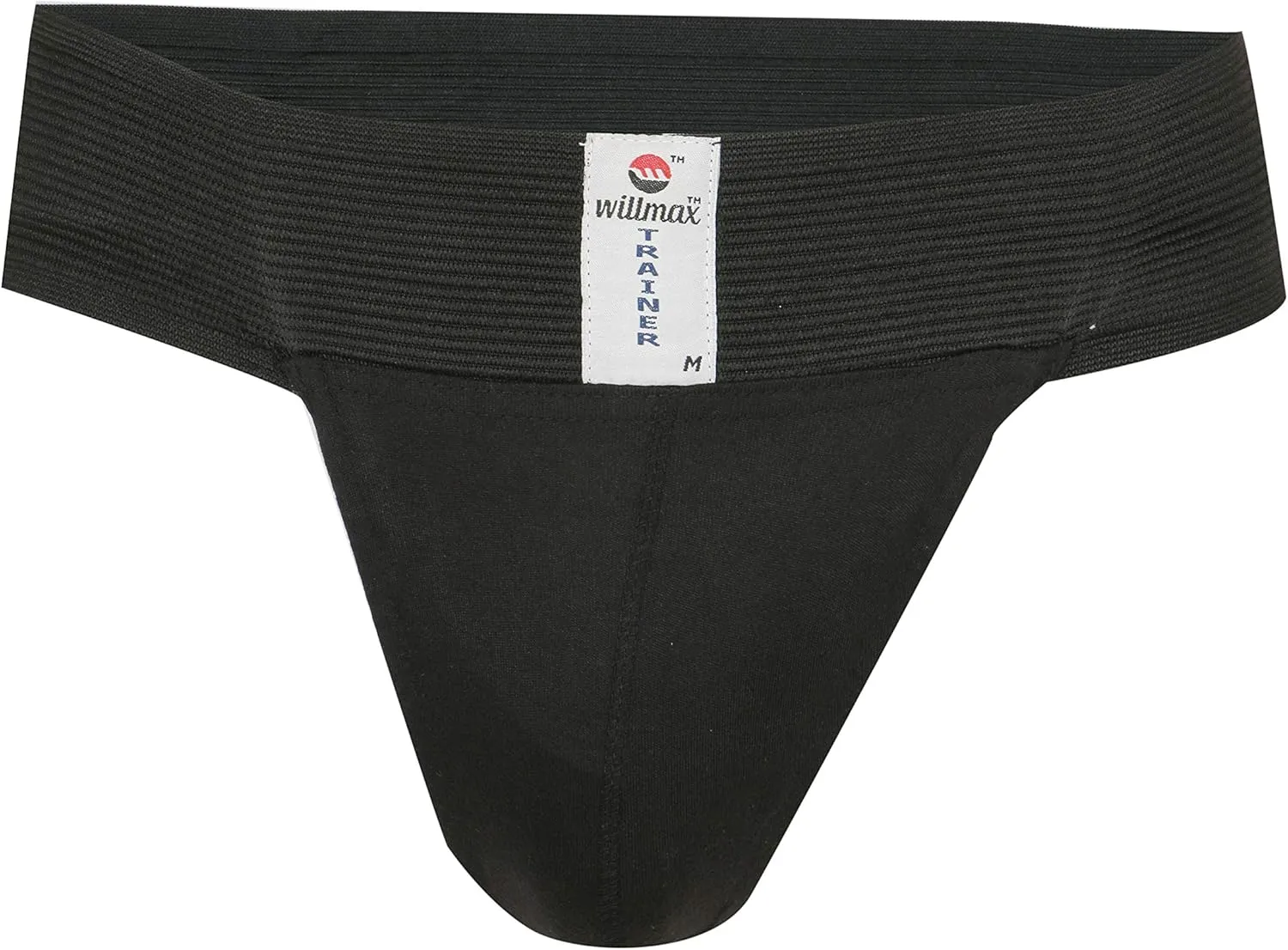 WMX Gym Cotton Supporter Back Covered with Cup Pocket Athletic Fit Brief Multi Sport Underwear Pack 2