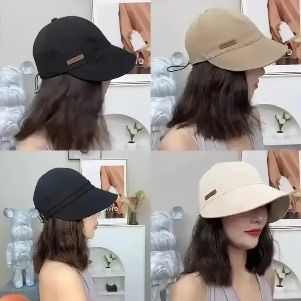 Women's Cotton Foldable Wide Brim Sunhat