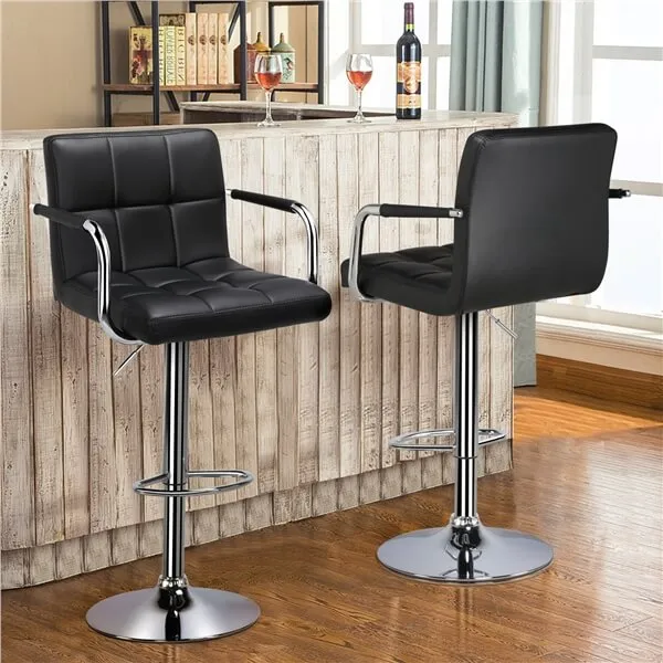 Yaheetech Bar Stools Adjustable Counter Stools