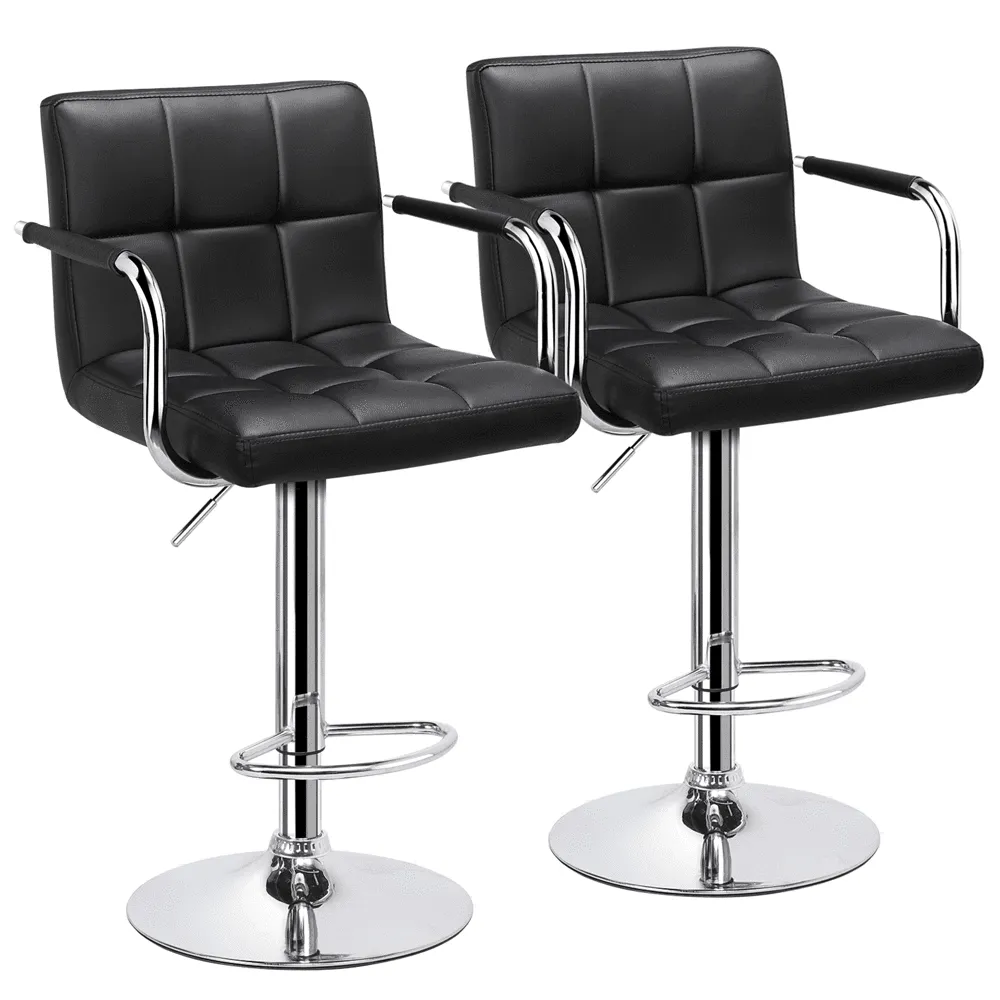Yaheetech Bar Stools Adjustable Counter Stools