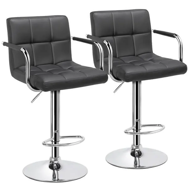 Yaheetech Bar Stools Adjustable Counter Stools