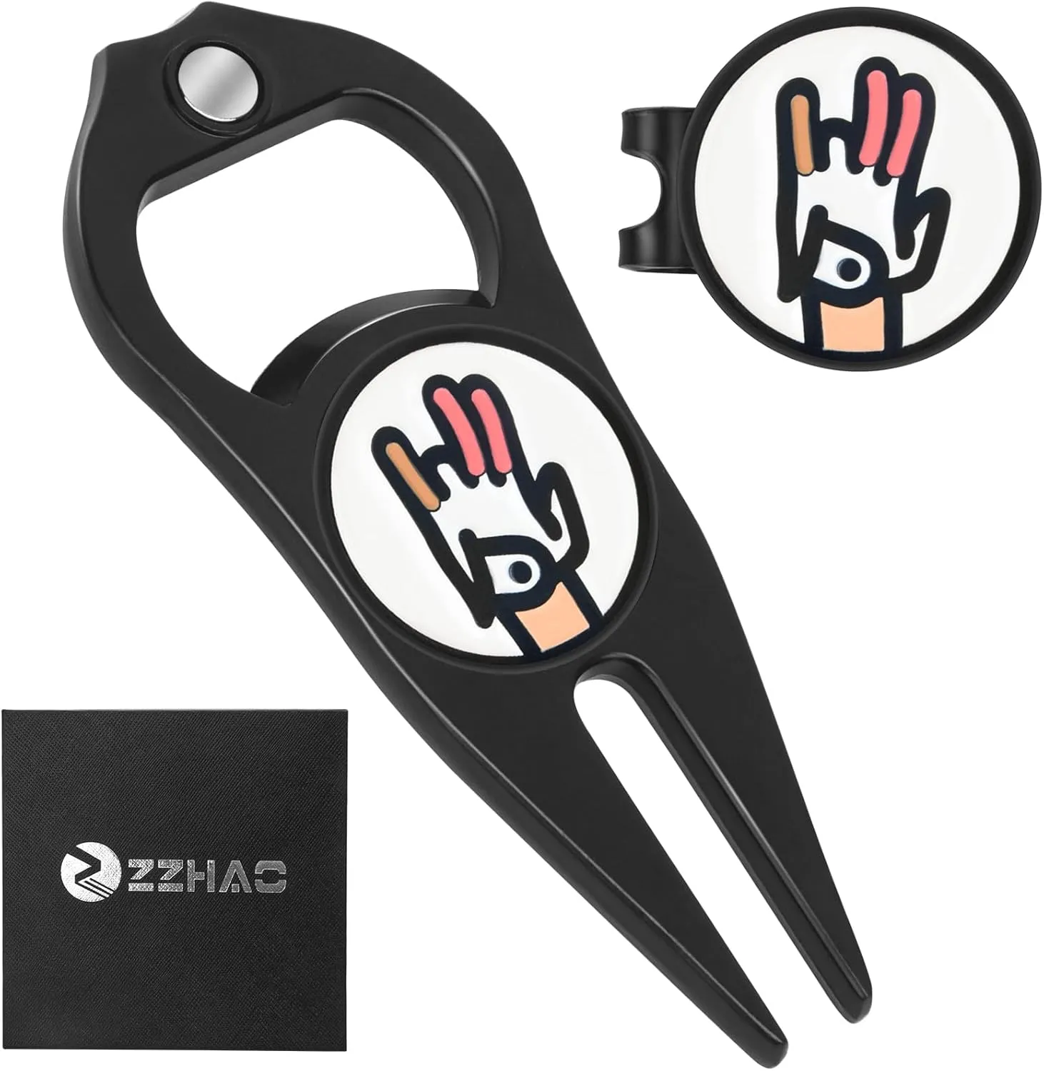 ZZHAO Golf Divot Tool and Golf Ball Marker, Divot Repair ToolGolf Accessories for Men, Funny Gifts for Men, Tools for Men